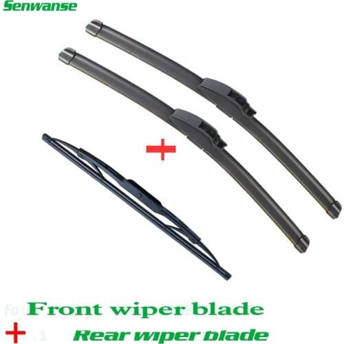 Senwanse Front and rear Wiper Blades For Kia Sorento MK1 2002-2009 high quality Windshield Windscreen wiper 24"+18"+14"