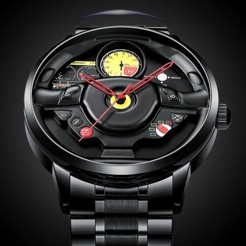 NIBOSI Mens Luxury Watches Sports Car Watches Waterproof Sport Rim Hub Wheel Wristwatch Car Quartz Mens Watches Relogio 2020