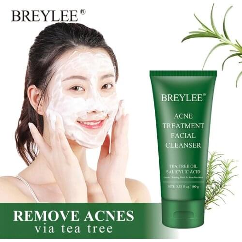 Facial Cleanser Acne Treatment Deep Cleansing Whitening Face Cleaner Shrink Pores Oil Control Remove Blackhead Natural