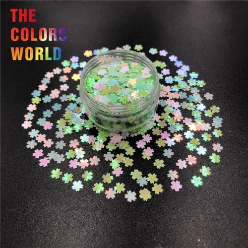 TCT-534 Cherry Blossoms Sakura Nail Glitter Nail Art Decoration さくら маникюр 네일 Brillo de primavera Accessories Festival Supplier