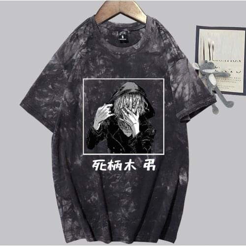 Funny Anime My Hero Academia Tshirt Short Sleeve Casual Unisex Shigaraki Tomura Men Tees
