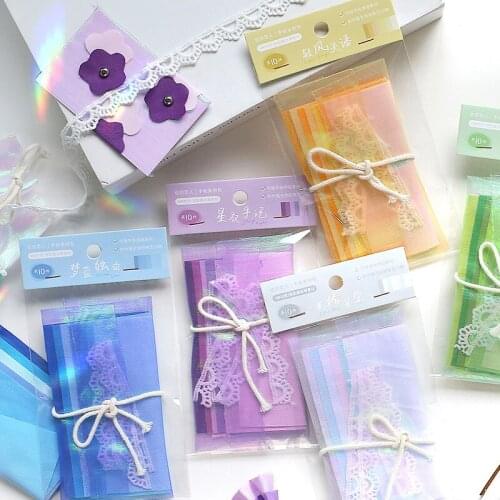 8pcs/pack Light shadow Scrapbooking Diy Material Paper Pack Vintage Decorative Antique Collection Art Craft Diary Journal