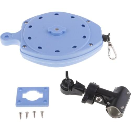 Automatic Retractable Safety Fishing Rod Lanyard Rope Tool Retractor Zinger Clip attach to Fishing Box, Fishing Chair