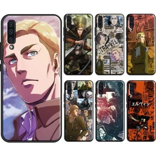 Erwin Smith Attack on Titan For Samsung Galaxy A50 A70 A40 A10 A51 A71 A31 A41 M51 M31 A12 A52 A20e A21S Phone Cover