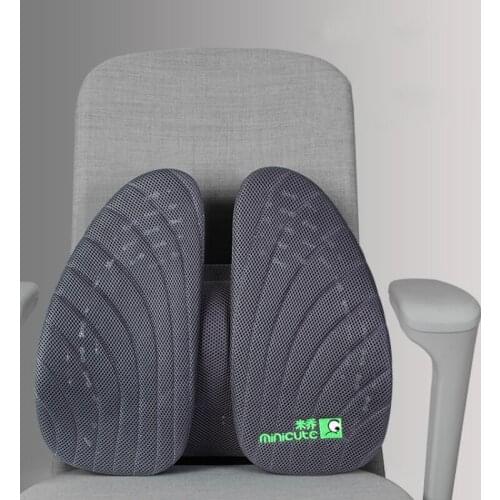 Pneumatic Chair Pillow Orthopedic Pillow Chair Cushion Backrest Human Engineering Lower Back Waist Cushion Lumbar Support Pillow