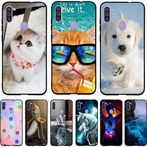 For Samsung Galaxy A11 M11 M31 SM-A115F SM-M115F SM-M315F Case Soft TPU Silicone Bag For Samsung Galaxy A11 M11 M31 Cover Coque