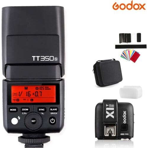 Godox Mini Speedlite TT350S Camera Flash TTL HSS GN36 1/8000S for Sony MI Camera A7 A6000 A7RII A6300 A6500 A7s / X1T-S