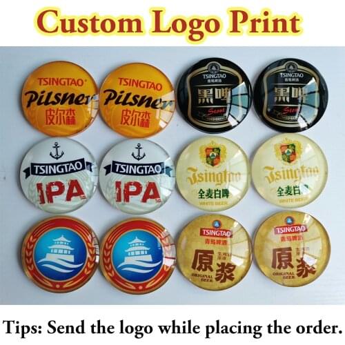 Custom LOGO printing bar beer tower pump badge