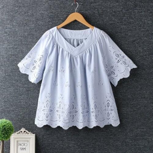 Moricome Short Sleeve Blouses