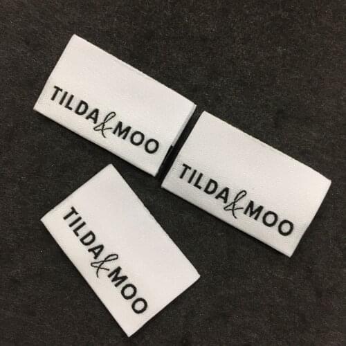 Wholesale High Quality Recycled Custom Logo Garment Woven Label For Clothing