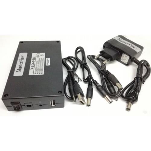 MasterFire 5V 15000mAh 9V 8500mAh 12V 6500mAh 3 in 1 DC Rechargeable Battery Lithium-ion Batteries with Plug For CCTV Camera