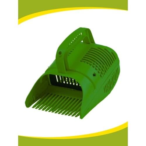 Plastic Berry Pickers and Rakes with Ergonomic Soft Touch Handle and Reinforced Coated Teeth for Picking Berrie Green 23x13x10cm