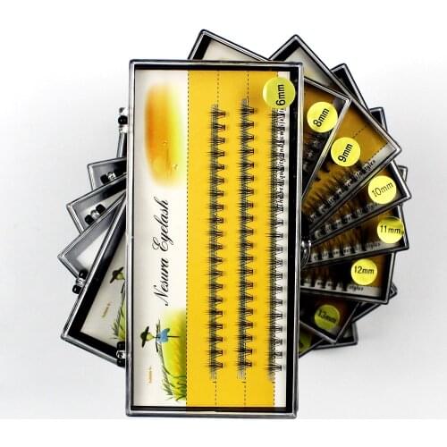 Grafting World Eyelash individual Eyelash 60 pcs 6mm to 15mm Deep Black Russia Volume cilia