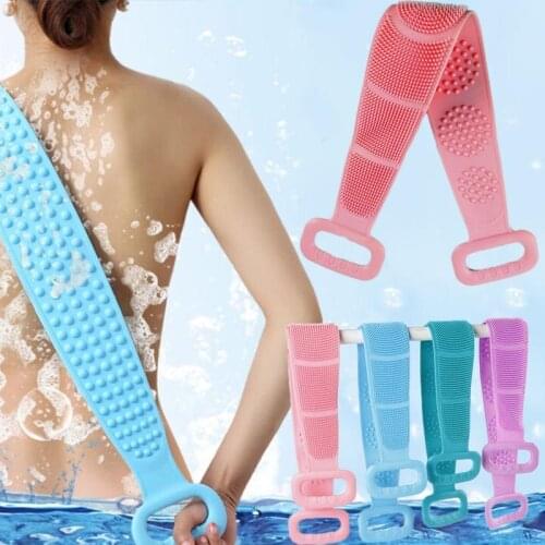 Bath Back Scrub Silicone Deep Cleaning Bath Shower Magic Brushes Bath Towels Body Brush