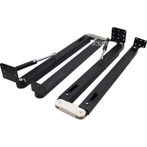 Down Folding Telescopic Dining Table Hardware Accessories Invisible Desk Mechanism Retractable Hidden Bar Table Hinge Connector