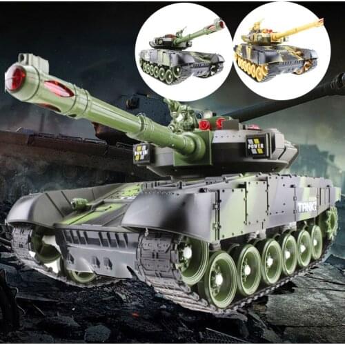 1:16 44CM Remote Control Tank Battle Launch Cross-Country Tracked Adults RC War Tank Battle Military Armored Vehicle boy RC Toy
