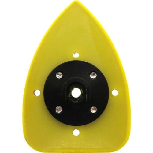 1Pcs Triangle Sanding Backup Pad 70*100mm Sander Backing Pad Sanding Pad Hook Loop For Grinding & Polishing Power Abrasive Tools