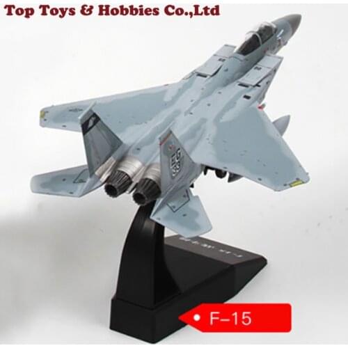 In Stock 1/100 Scale F-15 Eagle Aircraft Alloy Diecast Model U.S Air Force Tactical Fighter Simulation Aircraft Model Toy Gifts