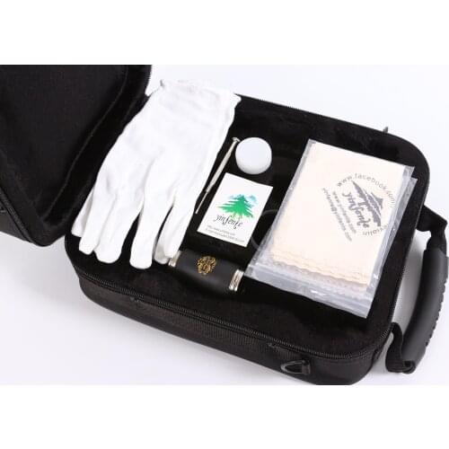 Yinfente Professional Clarinet Bb Key 17 key Ebonite Clarinet Nickel Plated