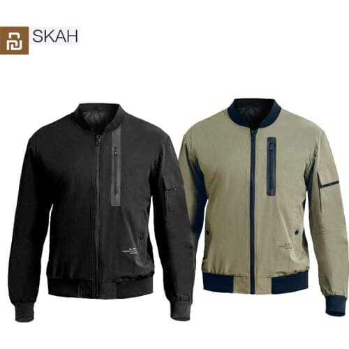Youpin SKAH Fashion Casual jacket Water Repellent Windproof Multifunctional Pocket Light Coat Classic Fit Jacket For Man