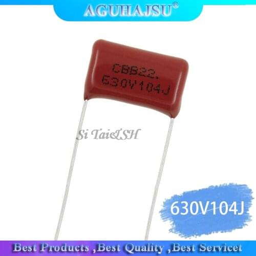 10PCS 630V104J Pitch 15mm 0.1UF 100nf 630V 104 CBB Polypropylene film capacitor