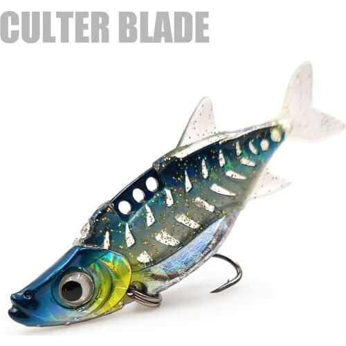 11G/14G Retease Culter blade metal VIB Lure Sinking Vibration Baits Artificial Luminous Jerkbait Wobblers River Tackle for perch