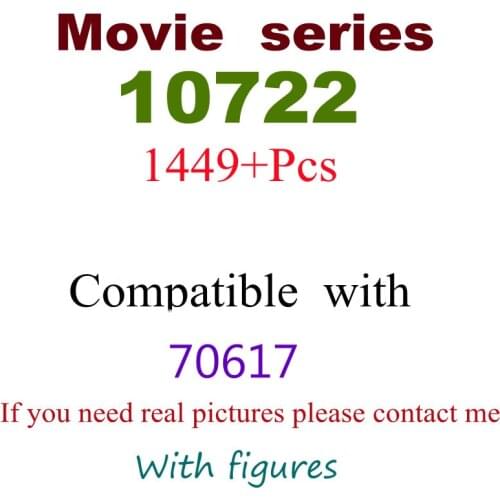 1449Pcs 10722 Building Block Toy Hero Series 70617 Assembled Building Block Childrens Toy Gifts