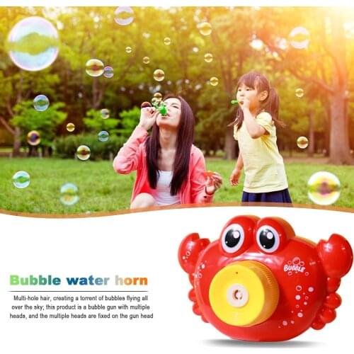 Cartoon Bubble Blower MachineElectric Light Music Fully Automatic Soap Bubble Blower Camera Outdoor Children Toy