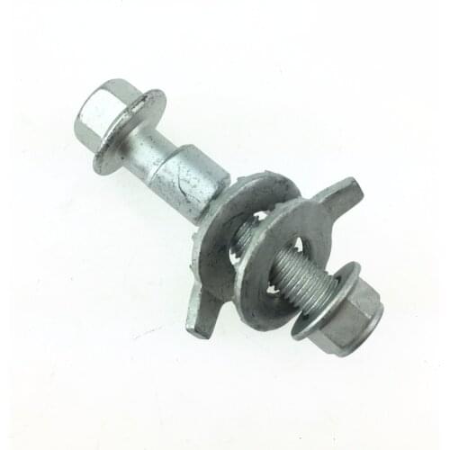 Auto parts Four wheel alignment tire eccentric screw adjustment camber bolt Silver 12.9 bolt -15mm 2pcs