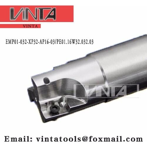 Free shipping EMP01-032-XP32-AP16-03 Indexable milling cutter matched carbide Insert APKT160408