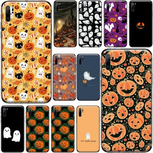 Halloween pumpkin Phone Case For Huawei honor Mate P 9 10 20 30 40 Pro 10i 7 8 a x Lite nova 5t