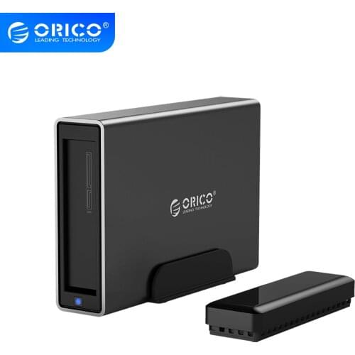 ORICO NS Series 3.5'' USB3.0 USB C Storage HDD Docking Station Aluminum HDD Enclosure Support UASP 16TB Large Capacity HDD Case