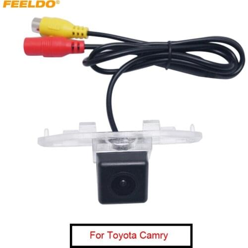 FEELDO 1Set Waterproof Backup Rear View Car Camera For Toyota Camry 2012~Present Reverse Parking Camera #AM4782