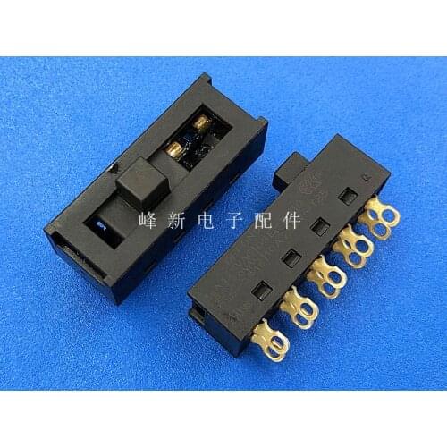 2pcs Hong Kong 16A high current 10-pin 4-speed toggle switch four-speed switch slide switch hair dryer DSE-2410