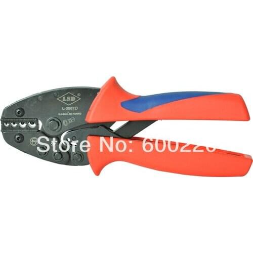 L-056TD new design crimping tool plier for non-insulated terminals and connectors 0.5-6mm2