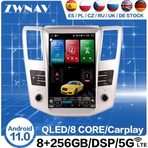 128 Tesla Screen Android Radio Receiver For Lexus RX300 RX330 RX350 2004-2007 GPS Multimedia Audio Stereo Video Player Head Unit