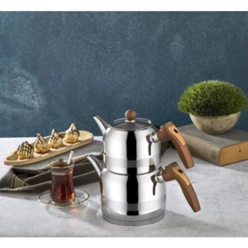 Stainless Steel Mini Size Copper Tea Kettle Outdoor Kitchen Coffee Tea Set Mugs Set Cup Home Garden Beautiful Pots Teaware