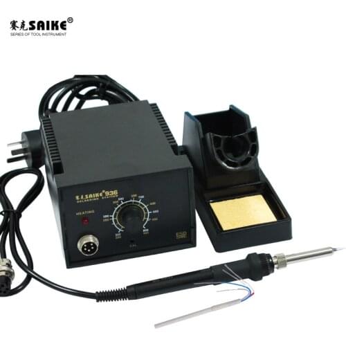SAIKE 936 soldering station Electric iron 50W Thermostatic Desoldering Solder Station Welding Repair +A1322 Ceramic Heating Core