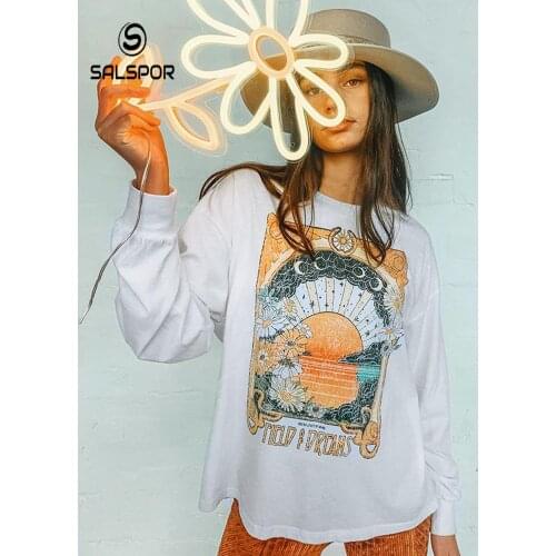 Женские длинные толстовки SALSPOR China At AliExpress