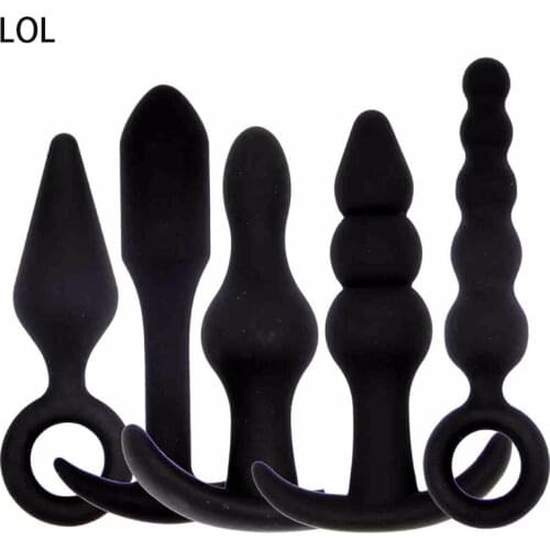 Silicone Anal Plug Butt Plug Open Expander Dildo Prostate Massager Anal Dilator Male Masturbator Women Men Couples Gay Sex Toys