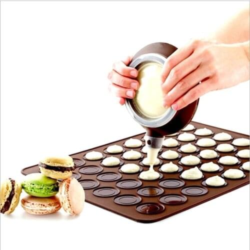 Silicone Macaron Macaroon Pastry Oven Baking Mould Sheet Mat 30-Cavity DIY Mold Baking Mat Useful tools