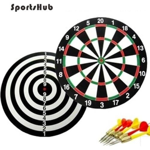 SPORTSHUB 15 Inch Dart Flights Double-Side Flock Printing Thickening Dartboard+6PCS Darts Harrows Dardos Batarangs Set EF0007