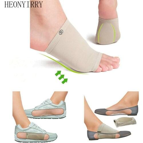 Arch Support Orthotic Plantar Fasciitis Cushion Pad Sleeve Heel Spurs Flat Feet Orthopedic Pad Correction Insoles Foot Care Tool