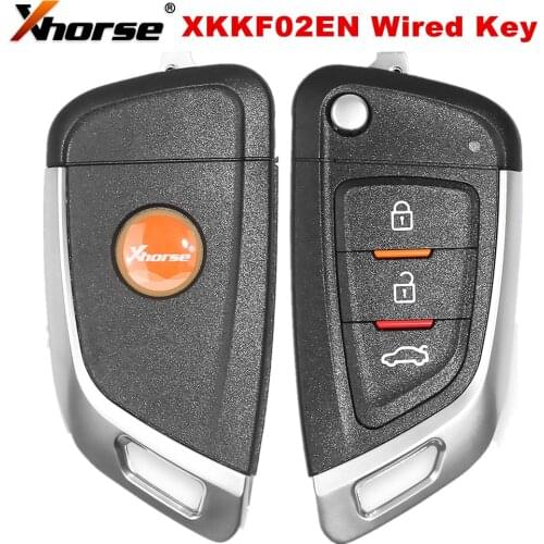 5PCS/LOT XHORSE XKKF02EN Universal Remote Car Key with 3 Buttons for VVDI Key Tool (English Version)