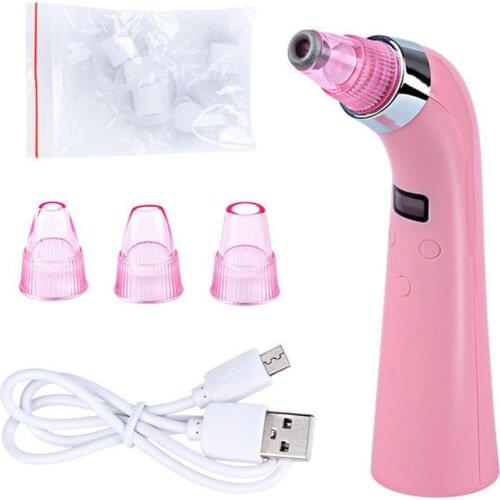 4 In 1 Vacuum Suction Face Pores Nose Blackhead Cleaner Deadskin Peeling Removal Microdermabrasion Beauty Instruments Skin Care