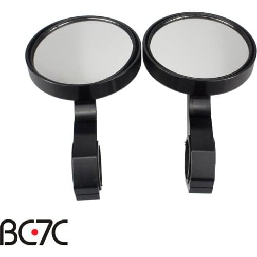 UTV Round Side Rear View Mirrors Adjustable Alloy Heavy Duty For Polaris RZR XP1000 RZR900 XP 4