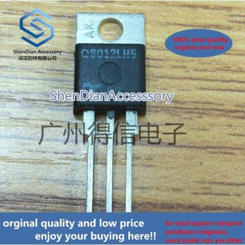 5pcs 100% orginal new Q8012LH5 Q8012 Bidirectional SCR TO-220 real photo