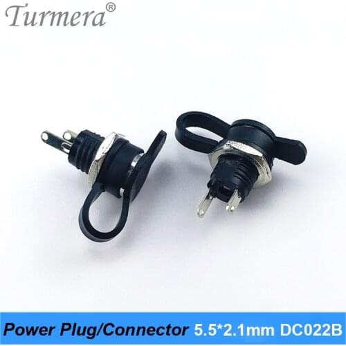 5Pieces/Lot DC Power Plug Connector for DIY DC Waterproof Jack Connector DC022B 5.5 X 2.1 mm for Screwdriver Battery Replace A1