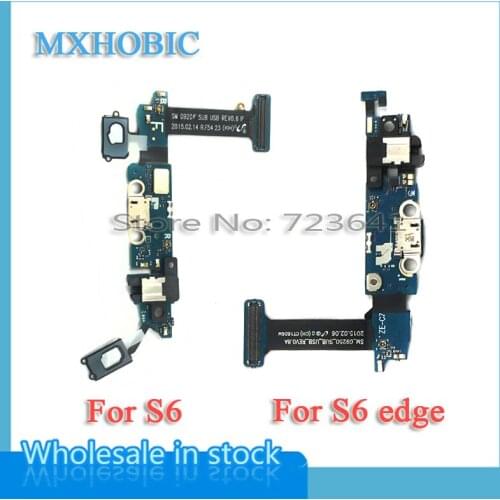 5pcs/lot USB Dock Connector Charger Charging Port Flex Cable For Samsung Galaxy S6 Edge Plus G920F G925F G9250 G928F