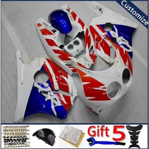 ABS Fairings hull For CBR250RR MC22 1990 1991 1992 1993 1994 1995 1996 1997 1998 1999 motor panels Injection mold yellow